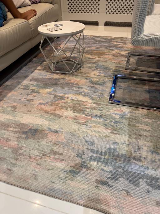  — Adriana Abstract Washable Rug and runner SET