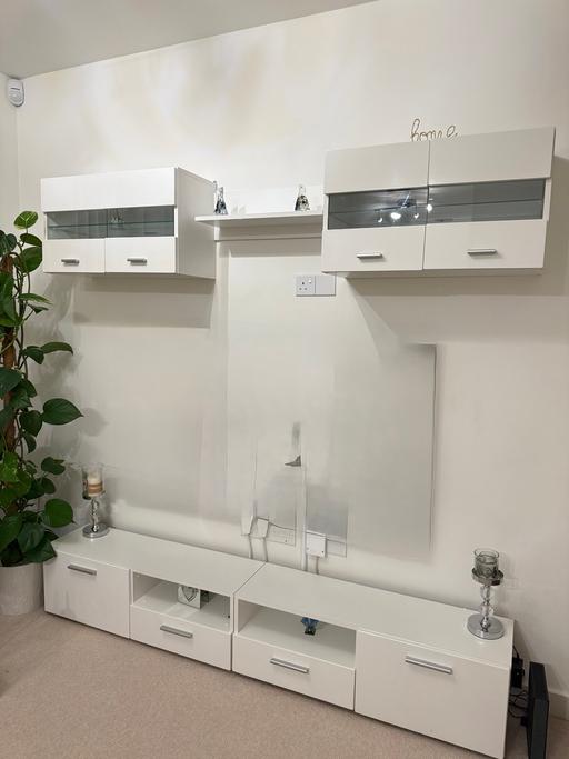  — 4piece modern  Wall TV units