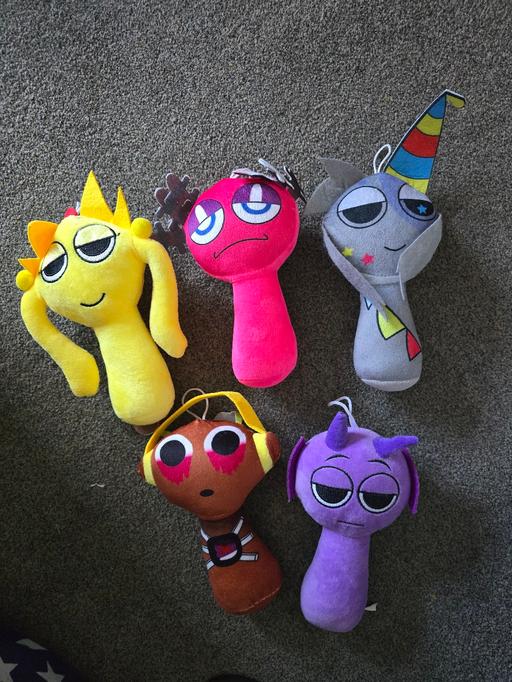  — Sprunki Characters plush toys