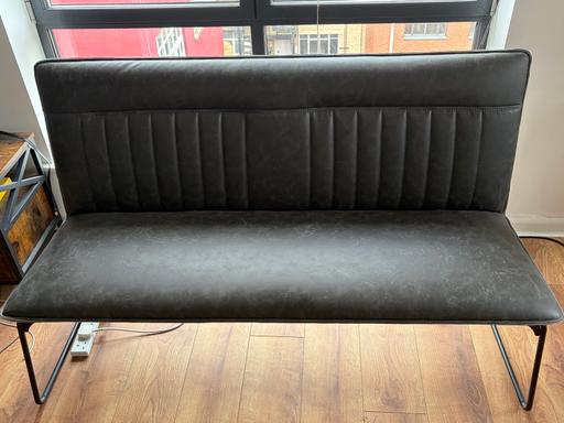  — Sam bench grey- retro style