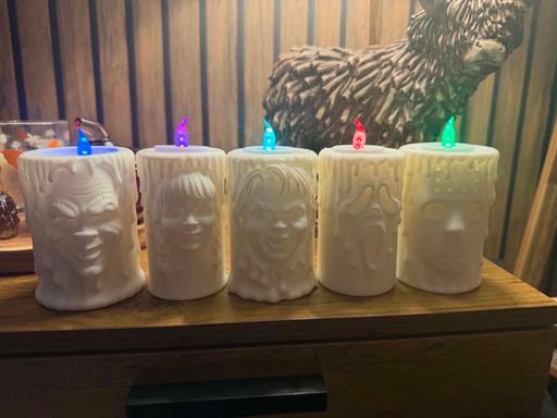  — Horror tea light holders  set of 5