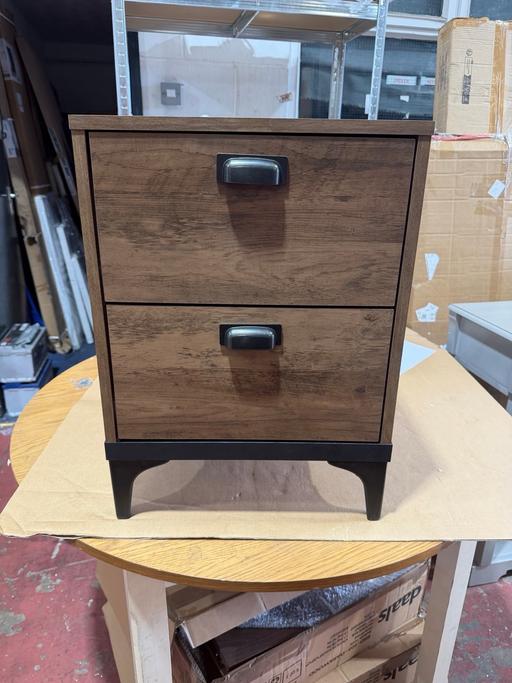  — Laurence 2 Drawer Bedside Table