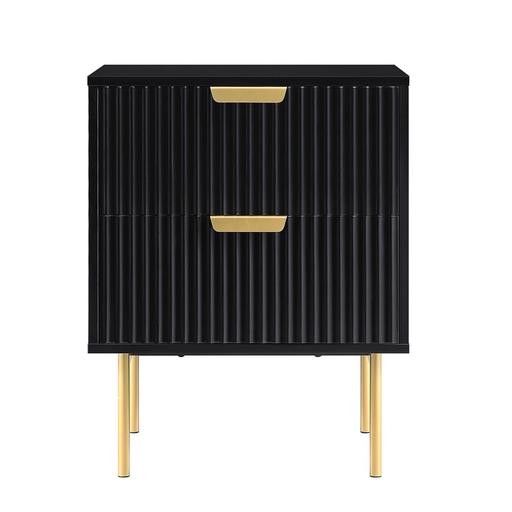  — Richmond Ridged 2 Drawer Bedside Table