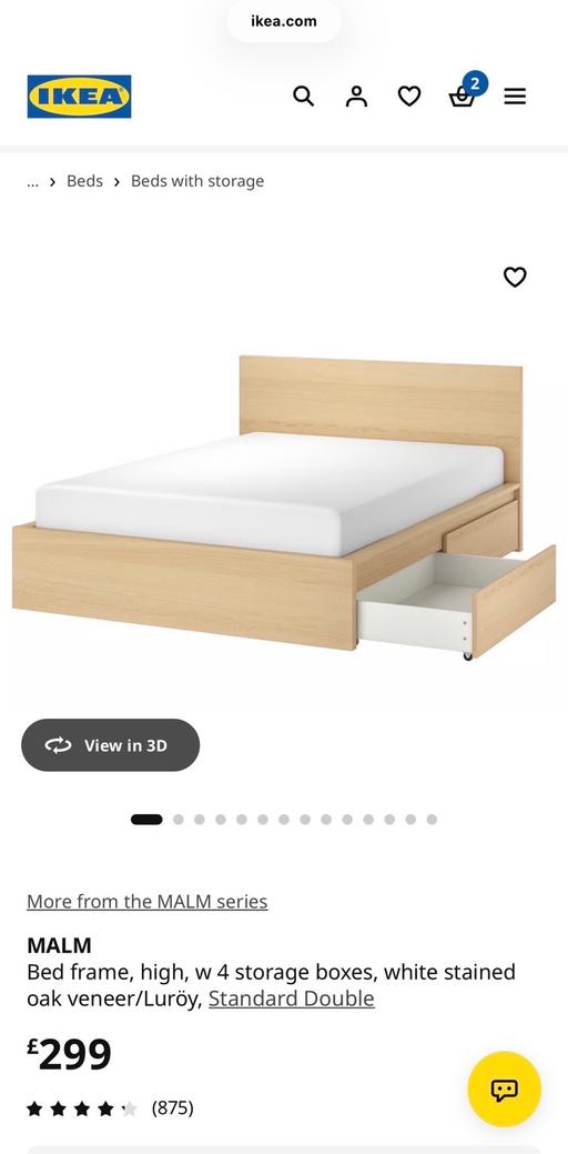  — Malm Bed Frame