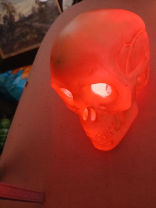  — light up skull  small