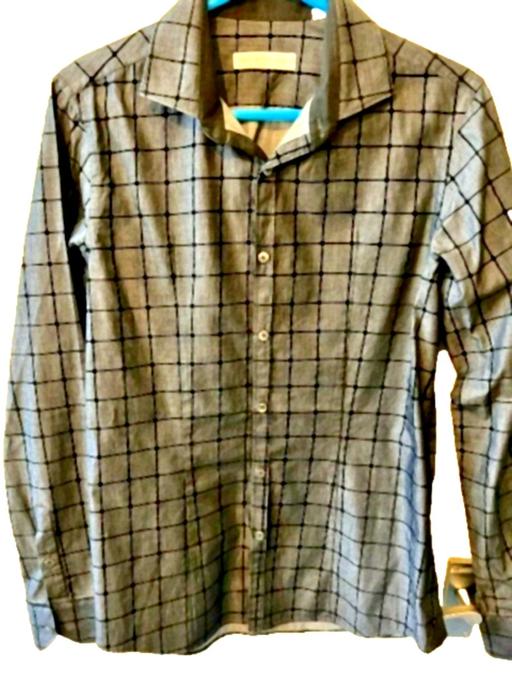  — EN AVANCE Men's Shirt - Steel Grey, Large
