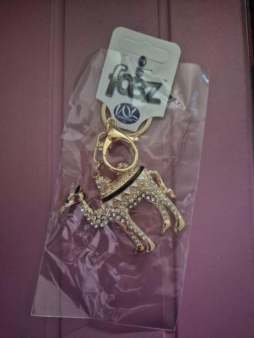  — new Diamonte Camel Keychain
