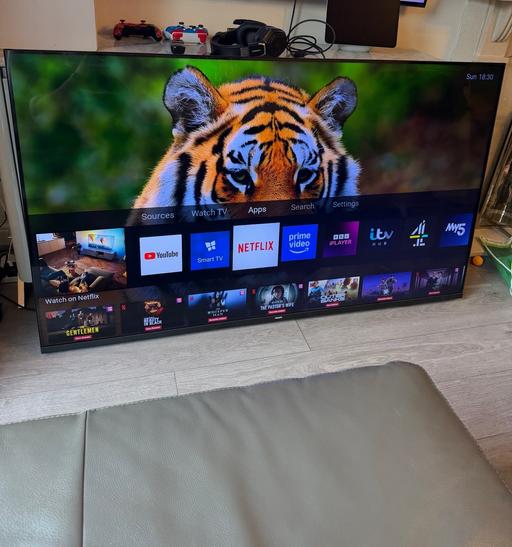  — Philips 65 inch 4K Ultra HD HDR Smart TV