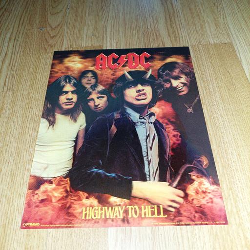  — ac-dc wall art 3d picture new x 1