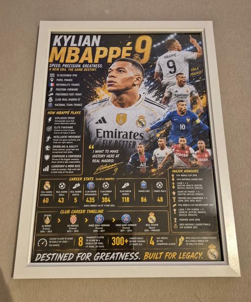  — A4 mbappe poster