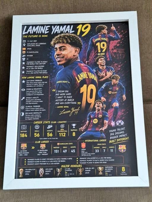  — A4 poster lamine yamal