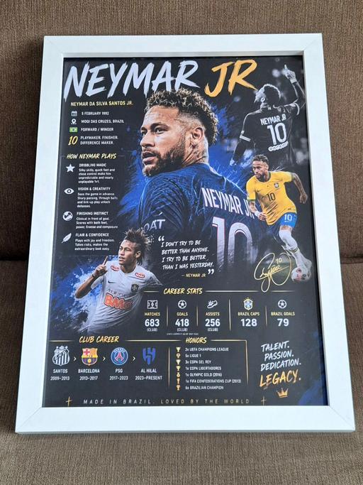  — A4 neymar jr poster