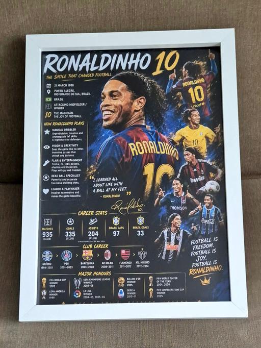  — A4 ronaldinho poster