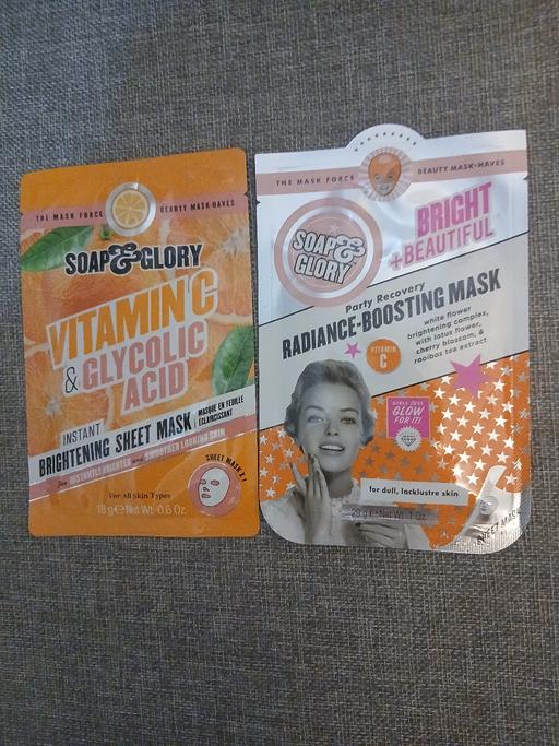  — Soap & Glory FaceMasks New
