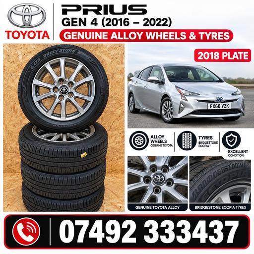  — Toyota Prius Alloy wheel full set 15’inch.