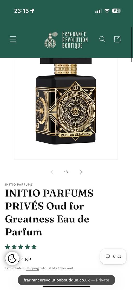  — NEW INITIO Parfums Oud for Greatness EDP 10ml