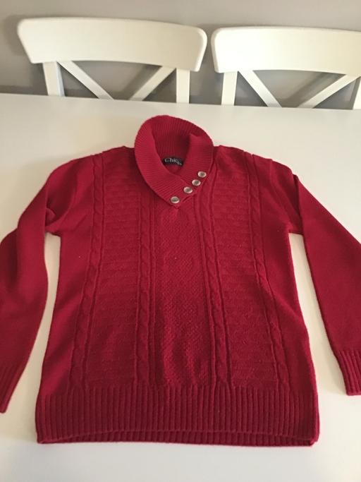  — Chic ladies red jumper size S/M