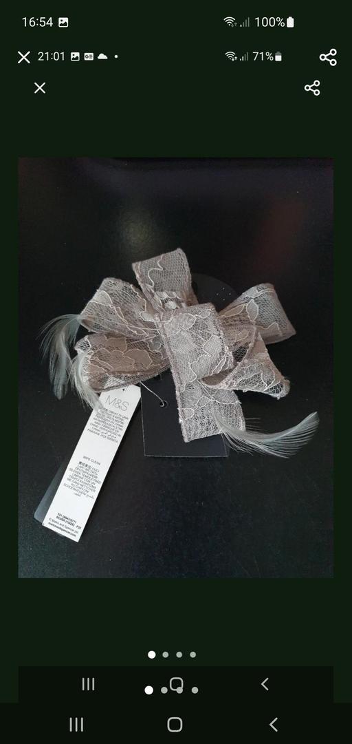  — hairclip/fascinator M&S NEW