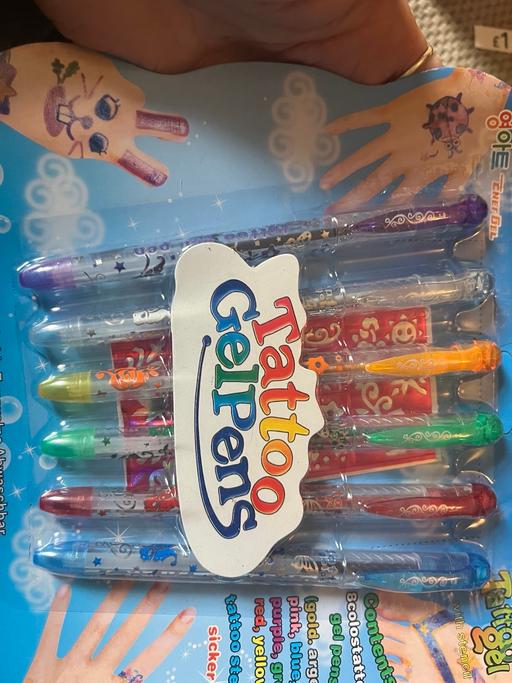  — Tattoo gel pens