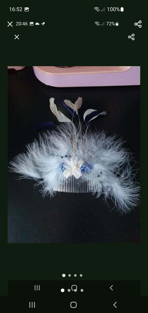  — ladies hair comb/fascinator NEW