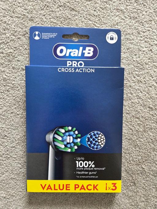  — oral B oscillating cross action pack x3