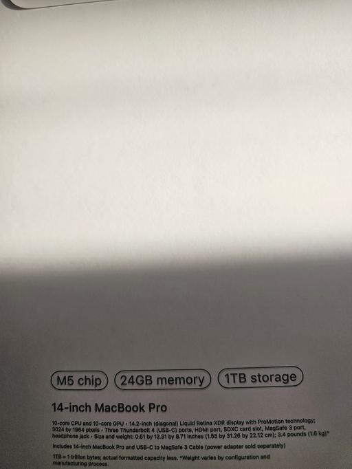  — Macbook pro 14"