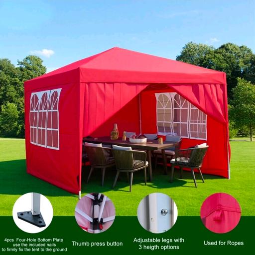  — 2.5x2.5m Garden Pop Up Gazebo Waterproof Outd