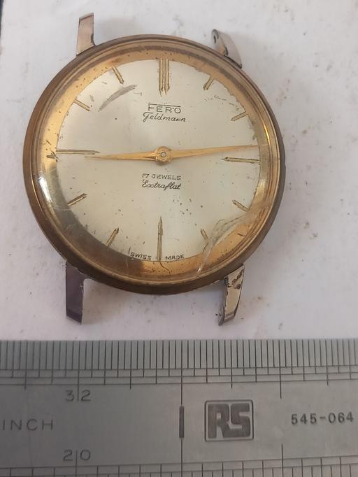  — Vintage Swiss Fero Feldmann Extra Flat watch