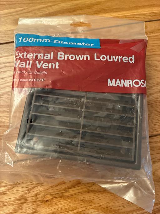  — External louvred Vent