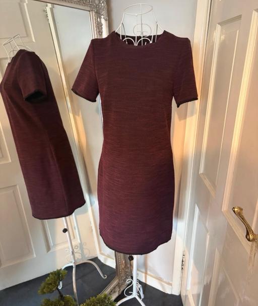  — New look burgundy Marl shift dress UK 10