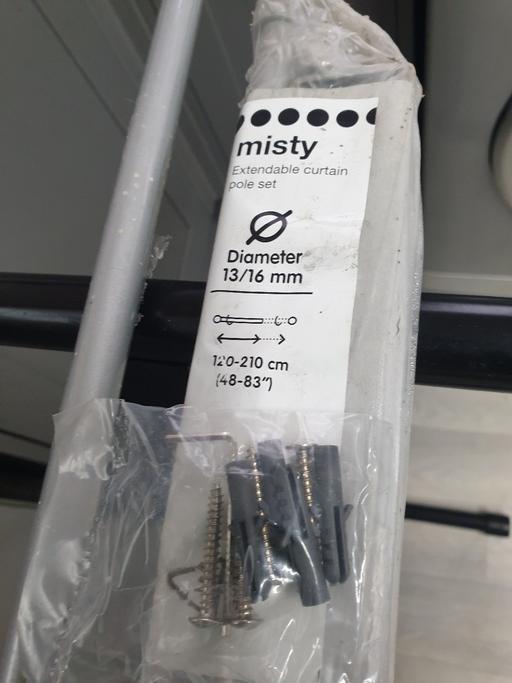  — 2 x new curtain rails