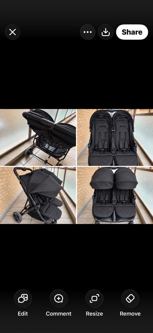 — Ickle bubba double pram