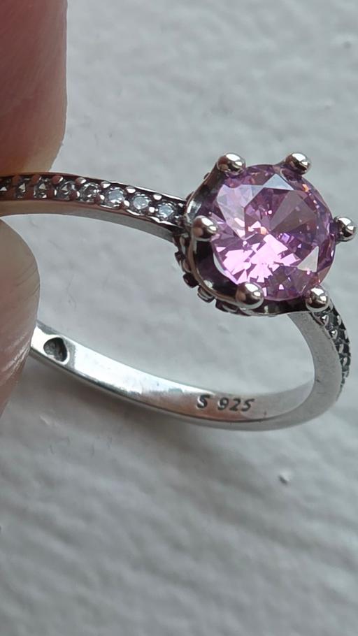  — stunning new 19mm pink sapphire Pandora ring