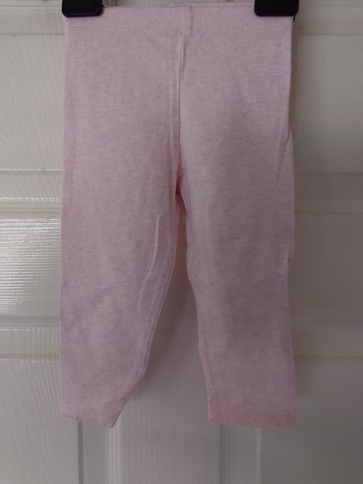  — Baby girls pink leggings size 9-12 months