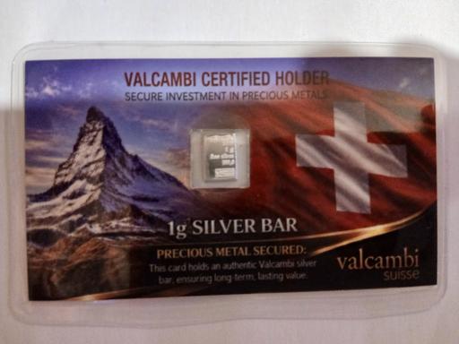  — Real Vancambi certified 1g silver bar