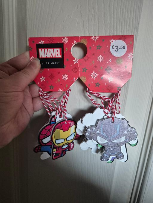  — new Xmas Marvel Hanging Decs