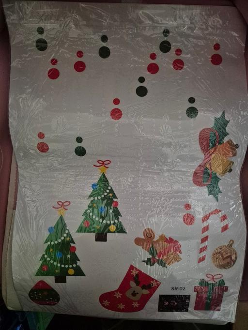  — new Xmas Window Stickers 4 Sheets