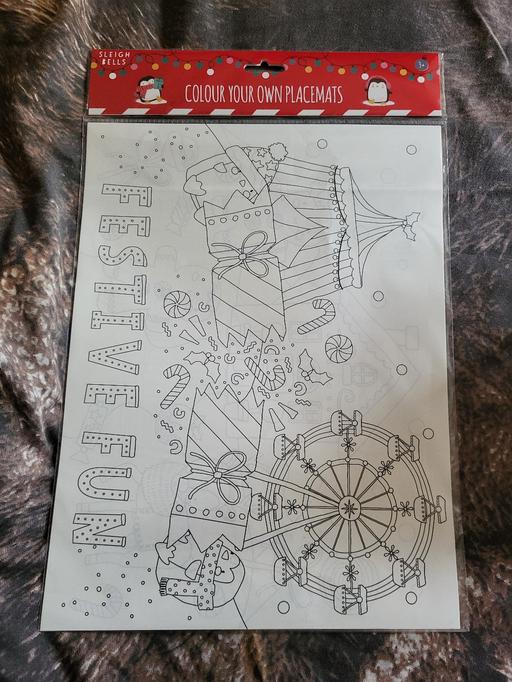  — new Xmas CYO Placemats 4pk
