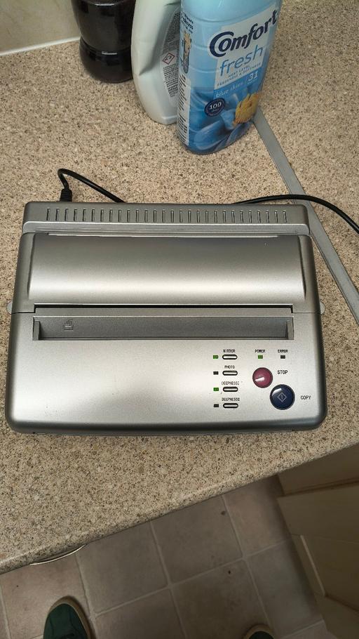  — thermal tattoo stencil printer