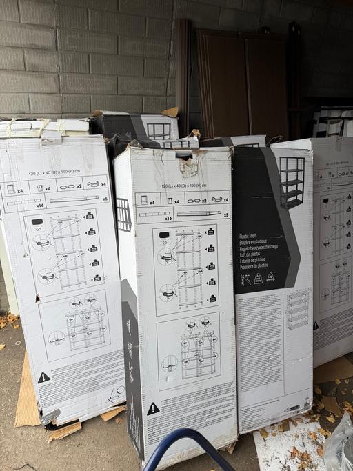  — Garage Shelving Units Job Lot x 8 Bays