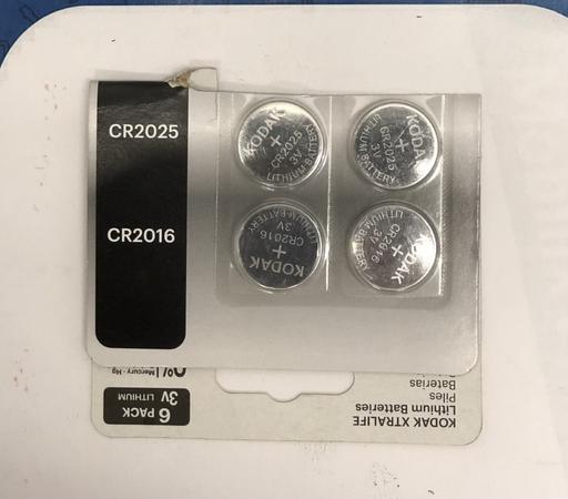  — Lethium batteries C2025 & CR2016 2 for 1