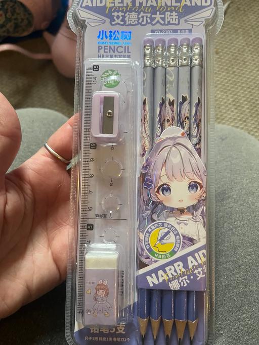  — New anime stationary set