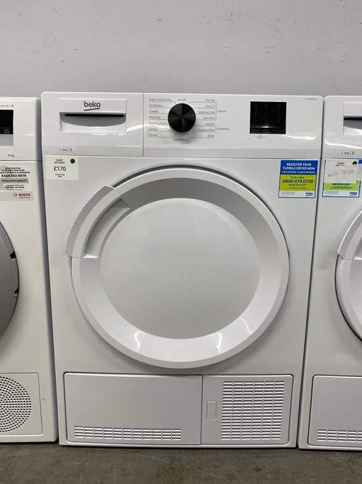  — (259) BEKO 8kg CONDENSER TUMBLE DRYER