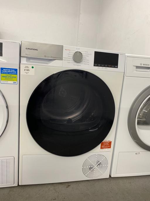  — (252) GRUNDIG 8kg HEATPUMP CONDENSER DRYER