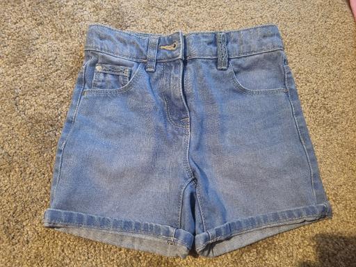  — age 6 years girls denim shorts