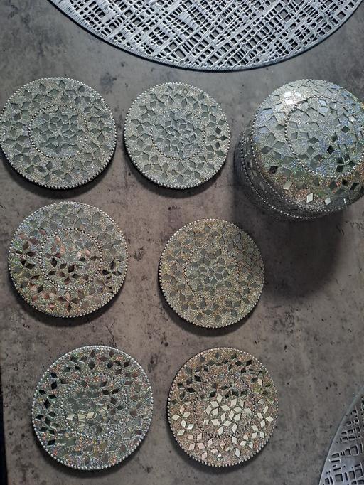  — 6 bling coaster set