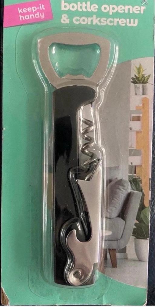  — Bottle opener & corkscrew