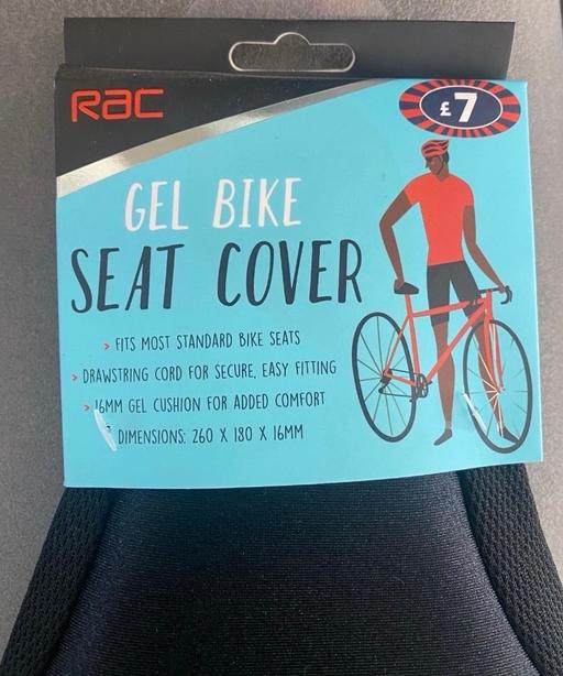  — Gel bike seat cover