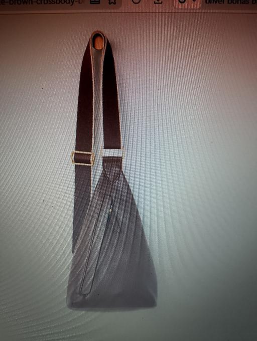  — oliver bonas Brooke crossbody belt bag brown