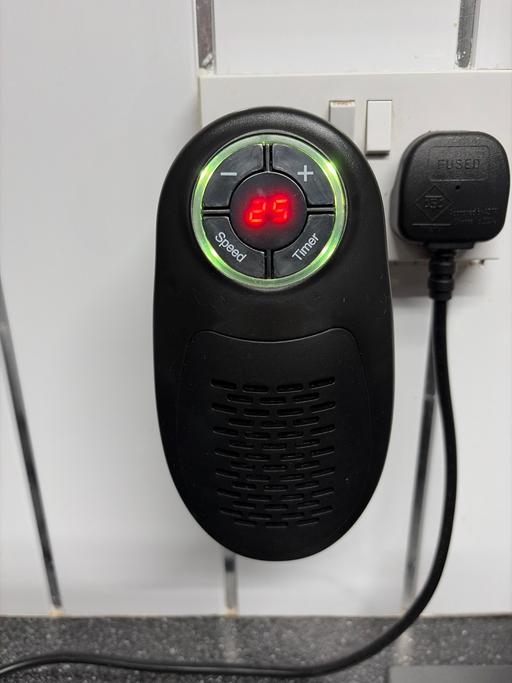  — The wall outlet space heater